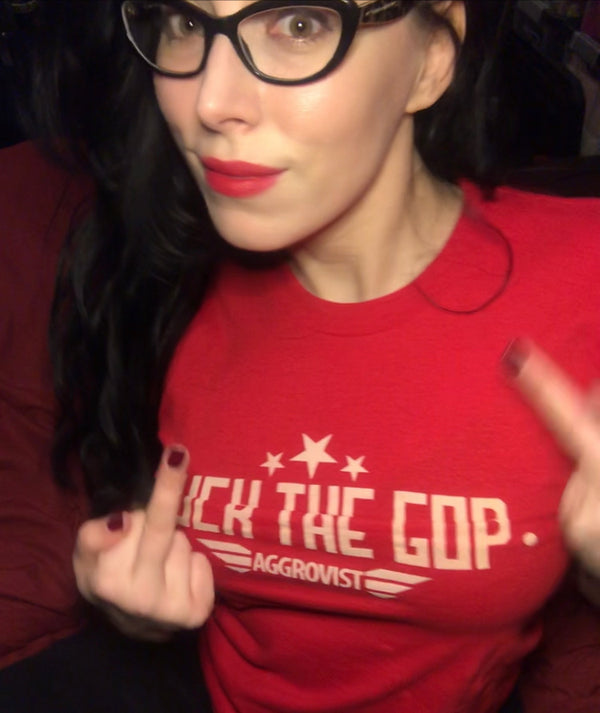 F THE GOP Hidden Political Message Unisex T-Shirt - Aggrovist Apparel