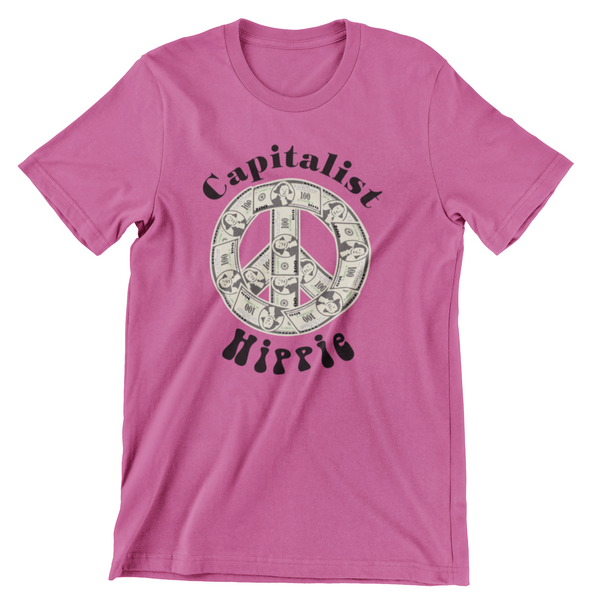 CAPITALIST HIPPIE Wage Equality Unisex T-Shirt - Aggrovist Apparel