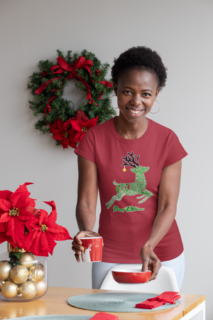 Santa's Reindeer Women's T-Shirt