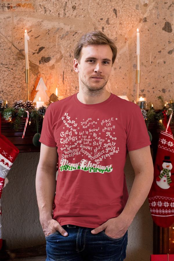 Men's Christmas Snowfall Too T-Shirt