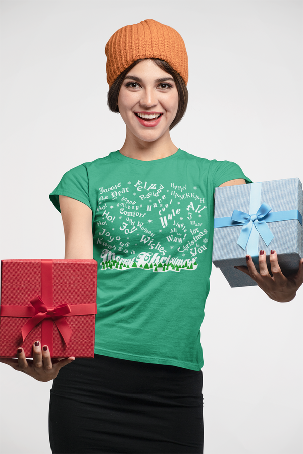Women's Christmas Snowfall T-Shirt