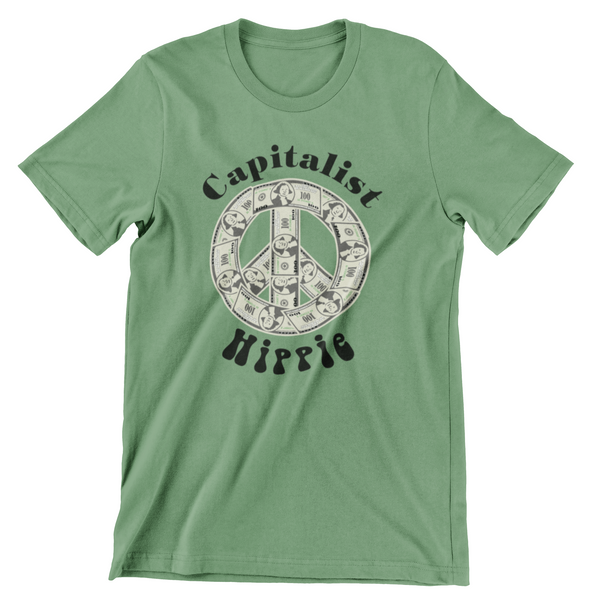 CAPITALIST HIPPIE Wage Equality Unisex T-Shirt - Aggrovist Apparel