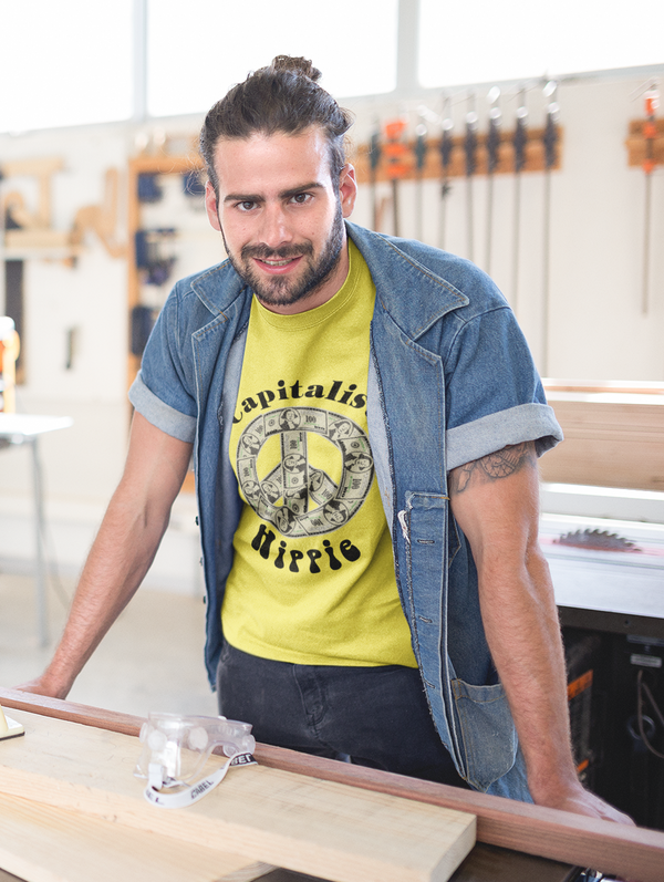 CAPITALIST HIPPIE Wage Equality Unisex T-Shirt - Aggrovist Apparel