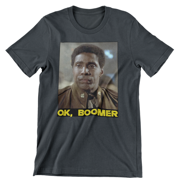 OK BOOMER BattleStar Galactica Classic Unisex T-Shirt - Aggrovist Apparel