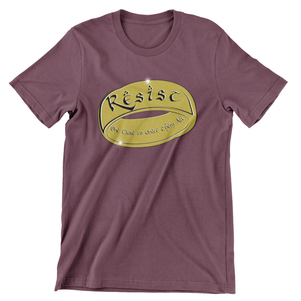RESIST: LORD OF THE RINGS Edition Political Activist Unisex T-Shirt - Aggrovist Apparel