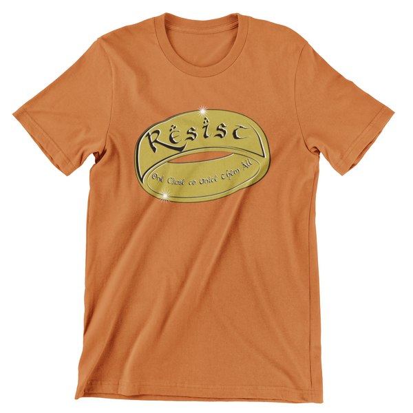 RESIST: LORD OF THE RINGS Edition Political Activist Unisex T-Shirt - Aggrovist Apparel