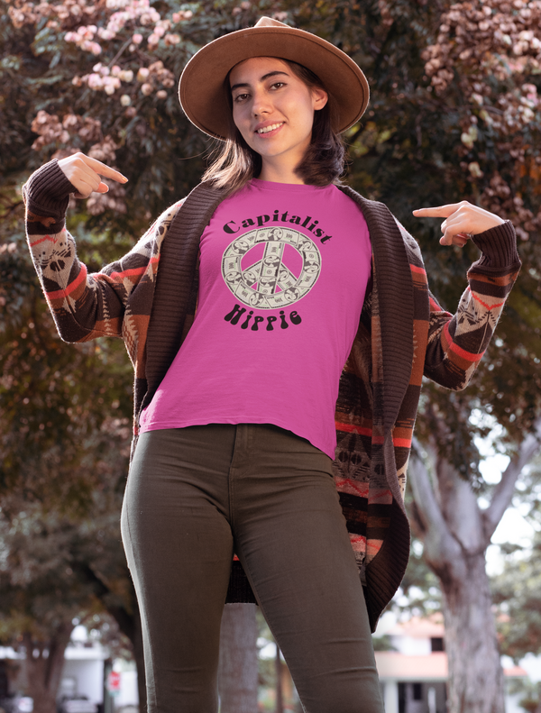 CAPITALIST HIPPIE Wage Equality Unisex T-Shirt - Aggrovist Apparel