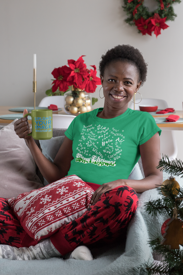 Women's Christmas Snowfall T-Shirt