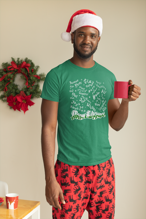 Men's Christmas Snowfall T-Shirt